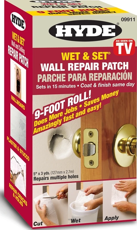Wet & Set 5 In. X 9 Ft. Wall & Ceiling Drywall Repair Patch