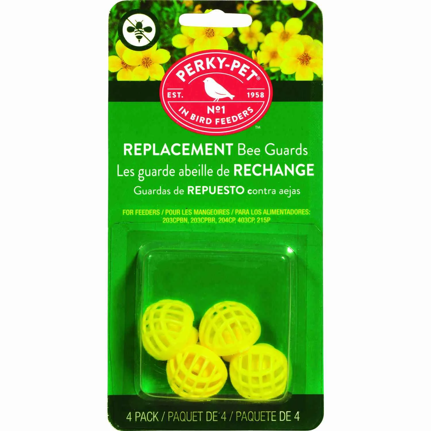 Replacement Yellow Bee Guards, 4-Pk.