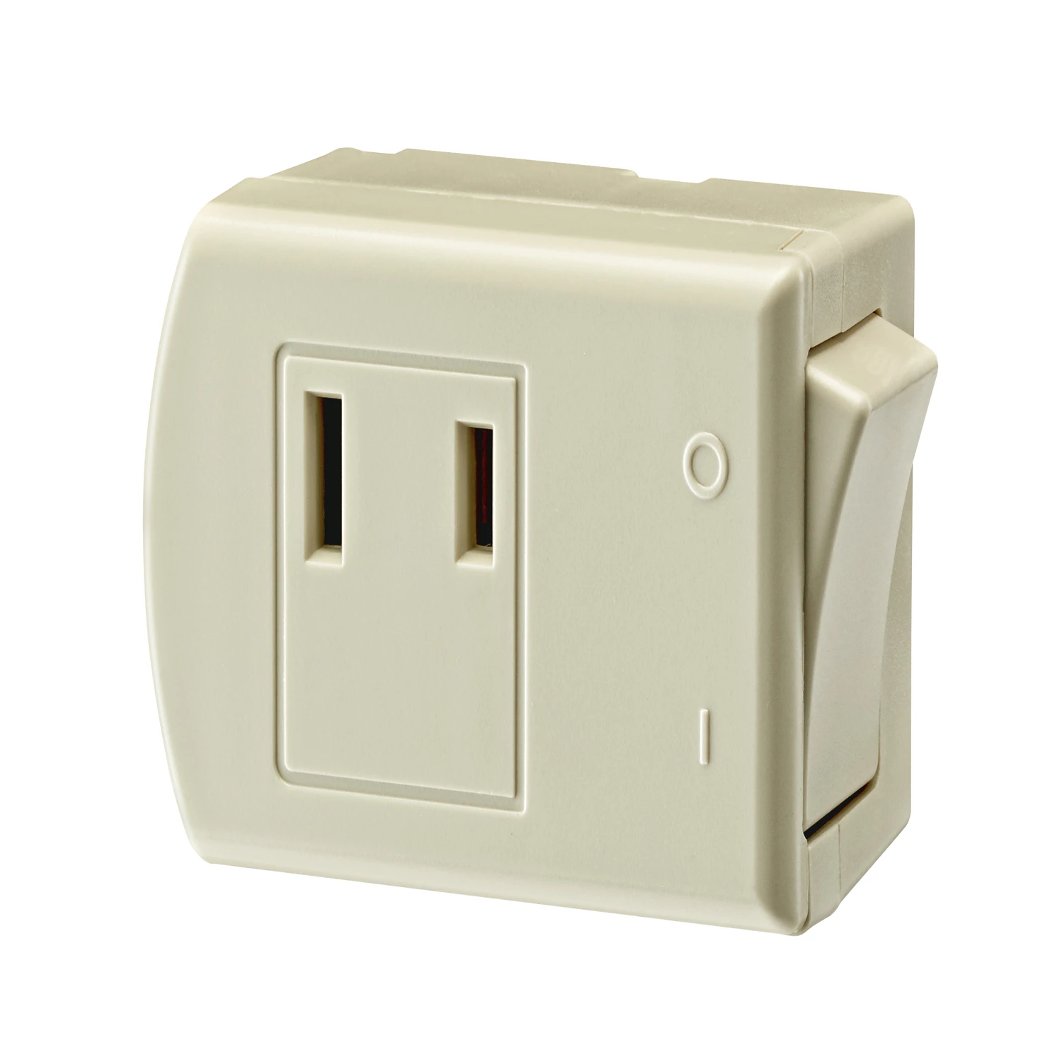 Leviton Ivory 13A Plug-In Switch Adapter