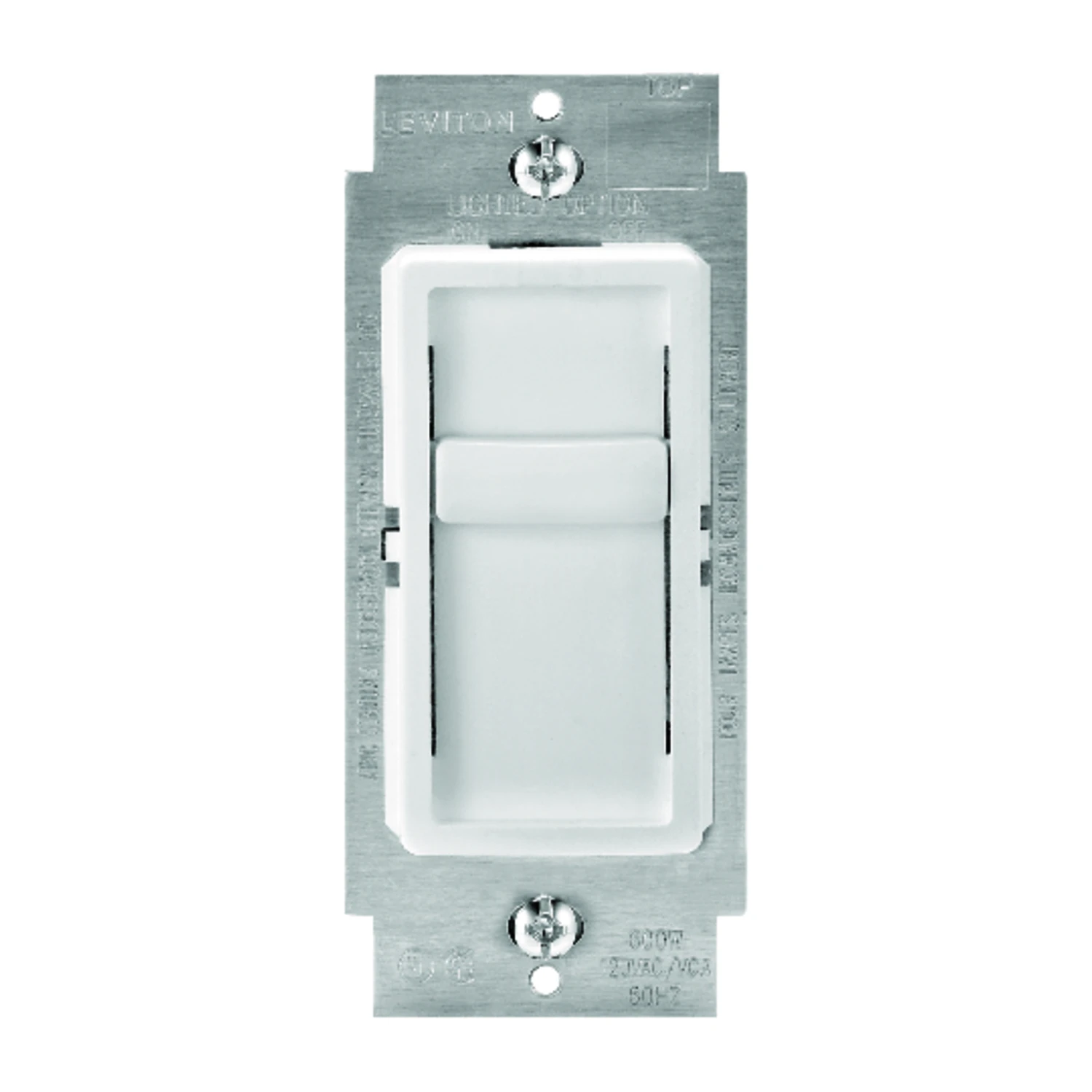 Decora Sureslide White Slide Dimmer Switch 600w Incandescent/150w Led/cfl 1 Pk