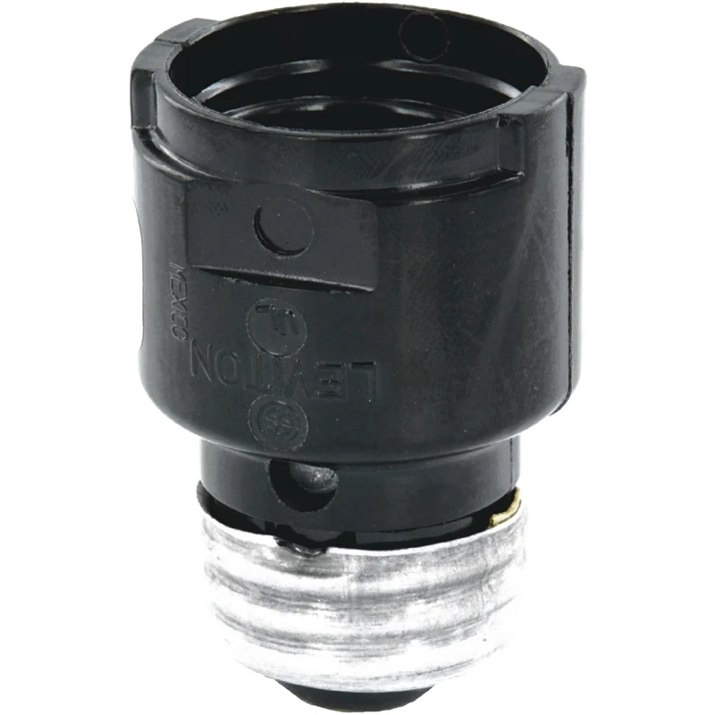 Leviton Phenolic Incandescent Medium Base Socket Extender 1 pk