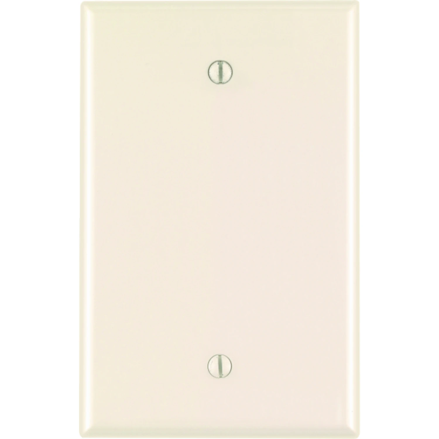 Leviton Almond 1 gang Nylon Blank Wall Plate 1 pk