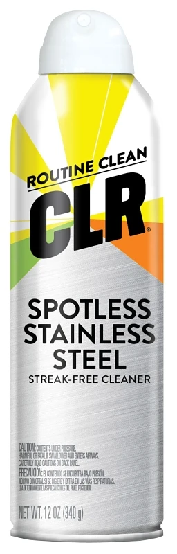 Spotless Stainless Steel Aerosol Cleaner, 12 Ounce Can