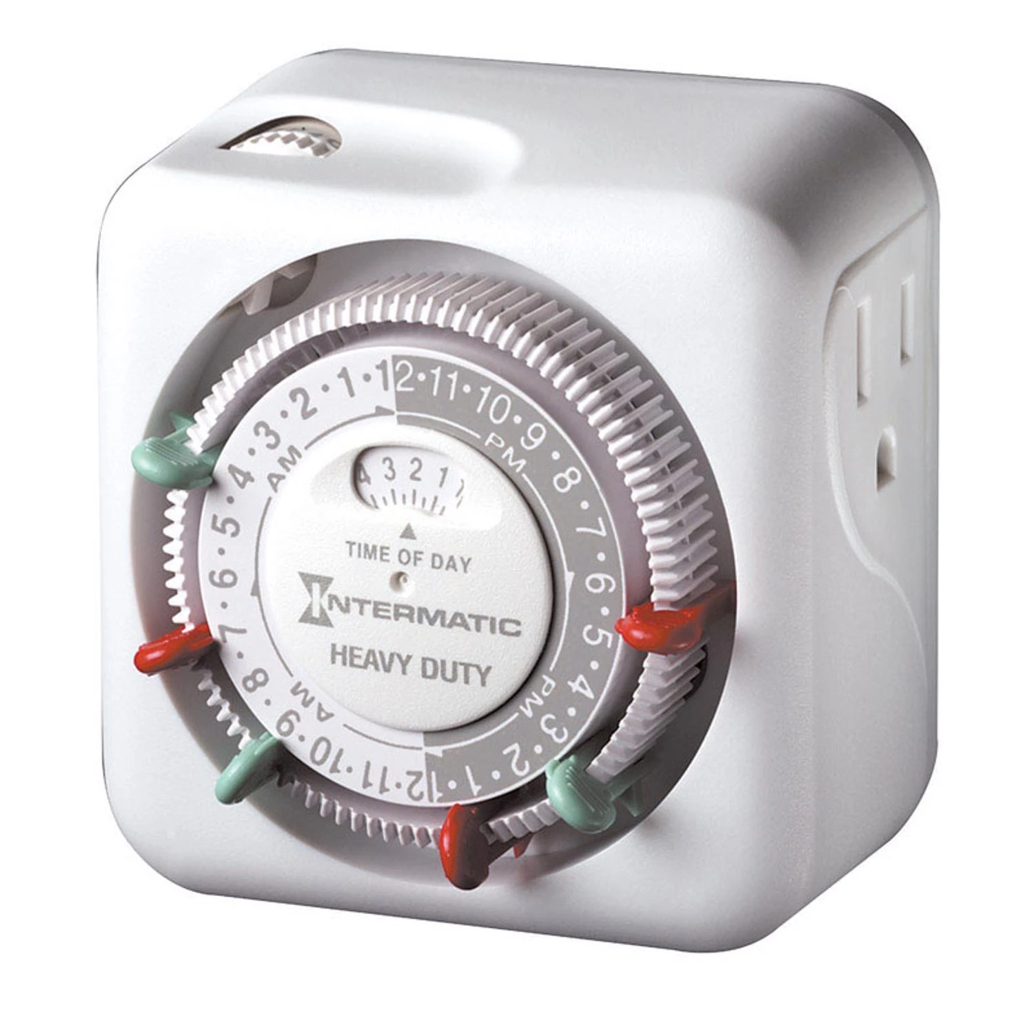 Tn311k 125v Heavy-duty Indoor Plug-in Timer With Manual Override