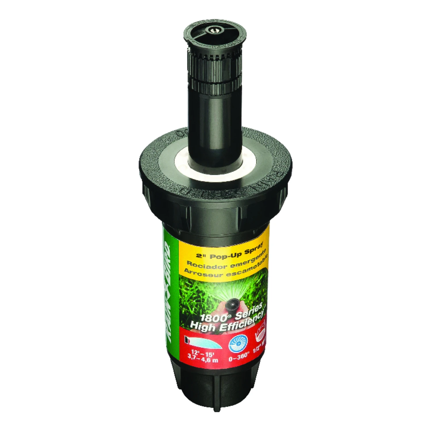 2 In. High Efficiency Adjustable Arc Pop-up Sprinkler 15 Ft. Spray Radius