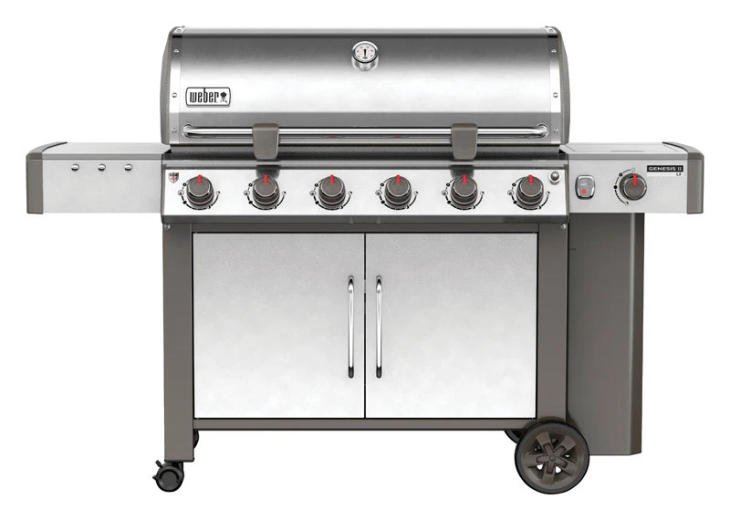 Genesis Ii Lx S-640 Stainless Steel 6-burner Liquid Propane Gas Grill With Side Burner