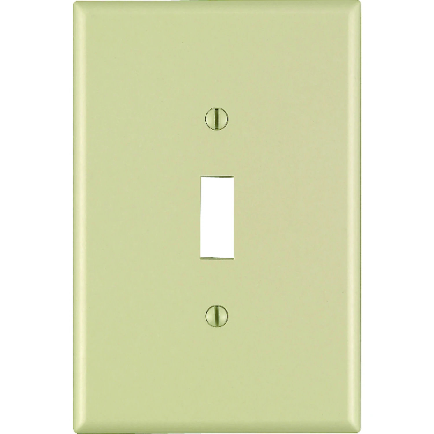 Leviton Ivory 1 gang Nylon Toggle Wall Plate 1 pk