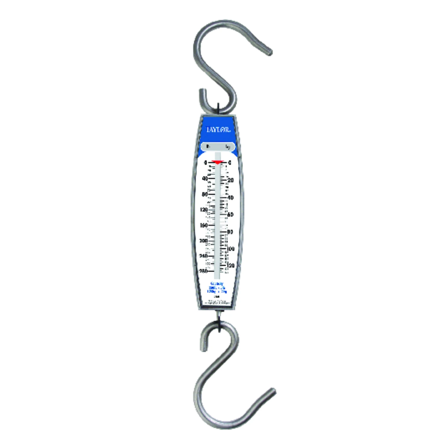 280 Lb. Capacity Industrial Hanging Scale With Steel Hooks