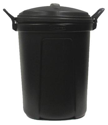 26 Gallon Rubbermaid Blow Molded Trash Can