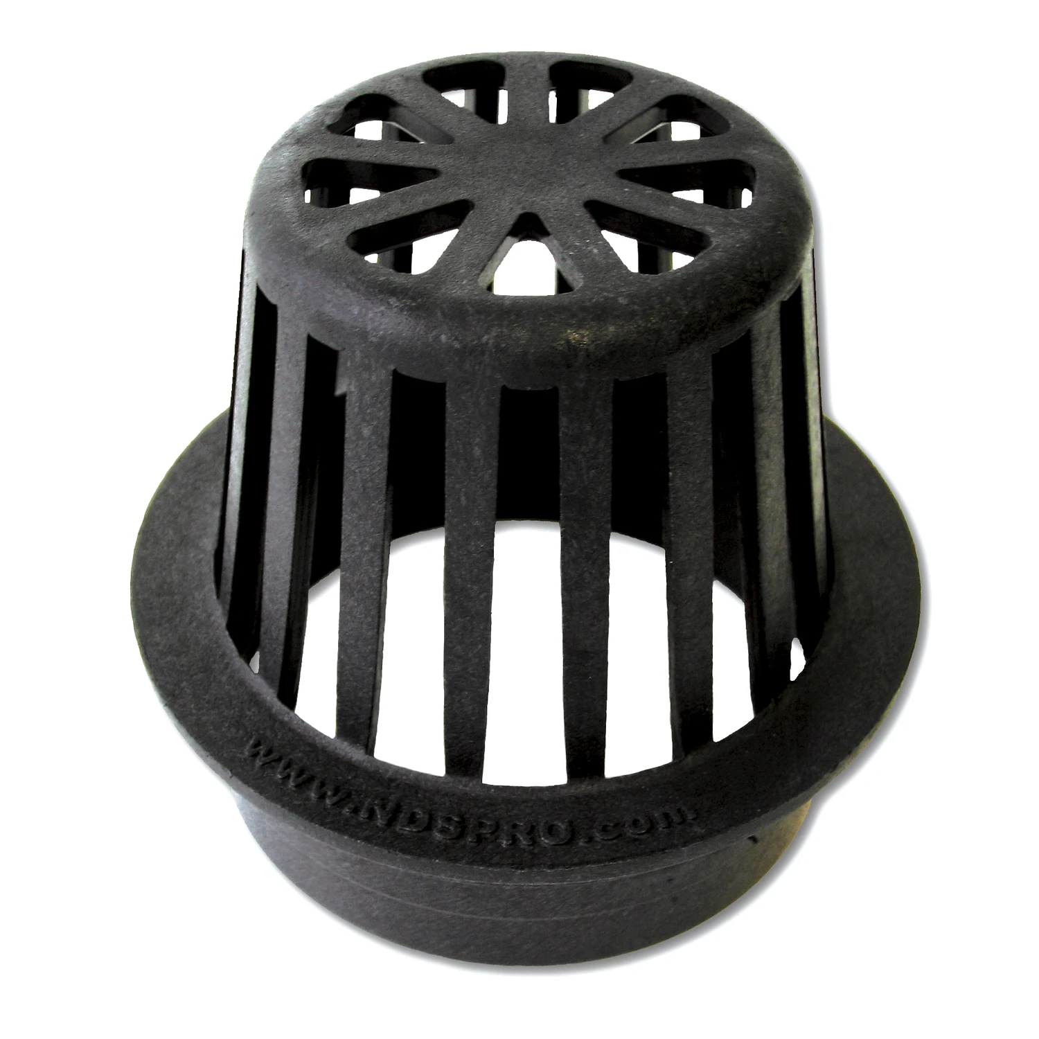 3 In. Black Structural Foam Polyethylene Atrium Drain Grate - Model 74