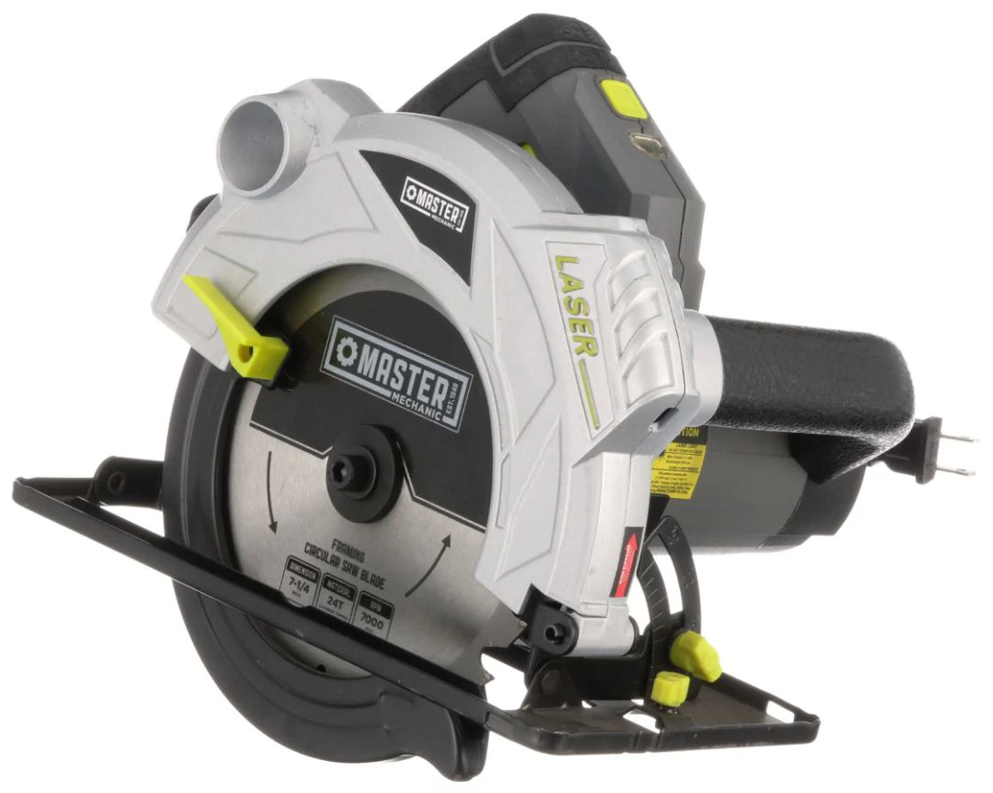12-amp Circular Saw With Laser, 7-1/4-inch Blade