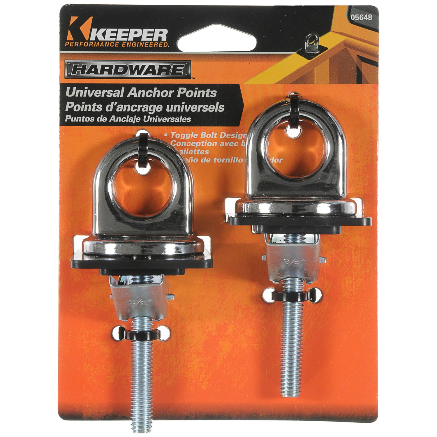 Premium Chrome Universal Stake Pocket, 6 In., 2-Pk.