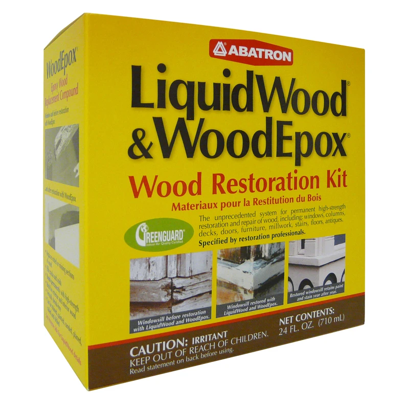 Wood Restoration Kit - 24 Oz. Liquidwood & Woodepox With Tools