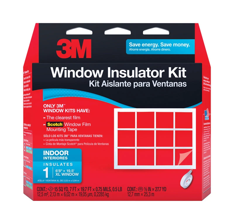 84 In. X 237 In. Indoor Oversized Window Insulation Kit With Tape