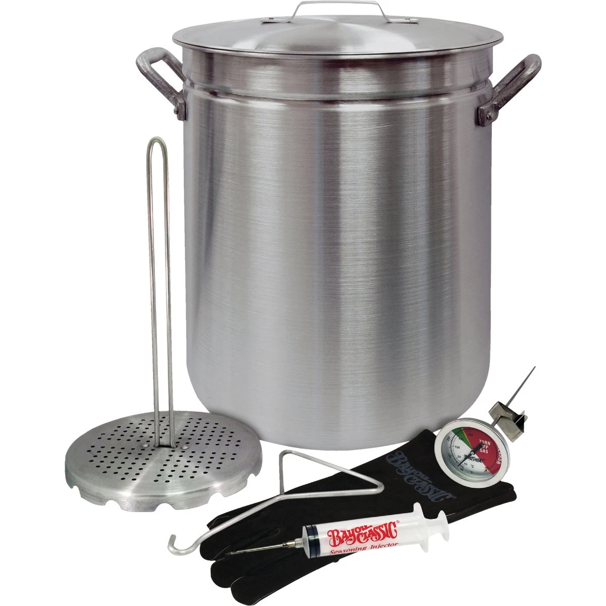 42 Qt. Aluminum Outdoor Turkey Fryer Pot With Accessories