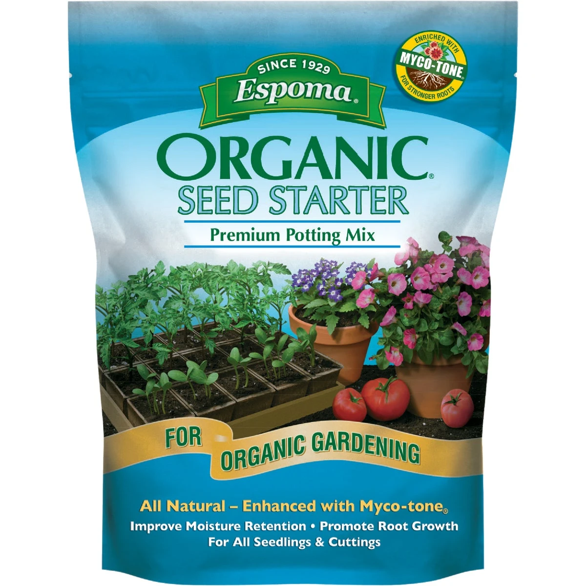 8 Qt. Premium Seed Starter Mix With Myco-tone For Container Plants