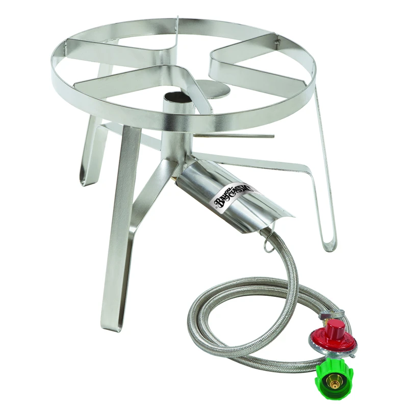 60,000 Btu Propane Gas Single Jet Stainless Steel Outdoor Cooker