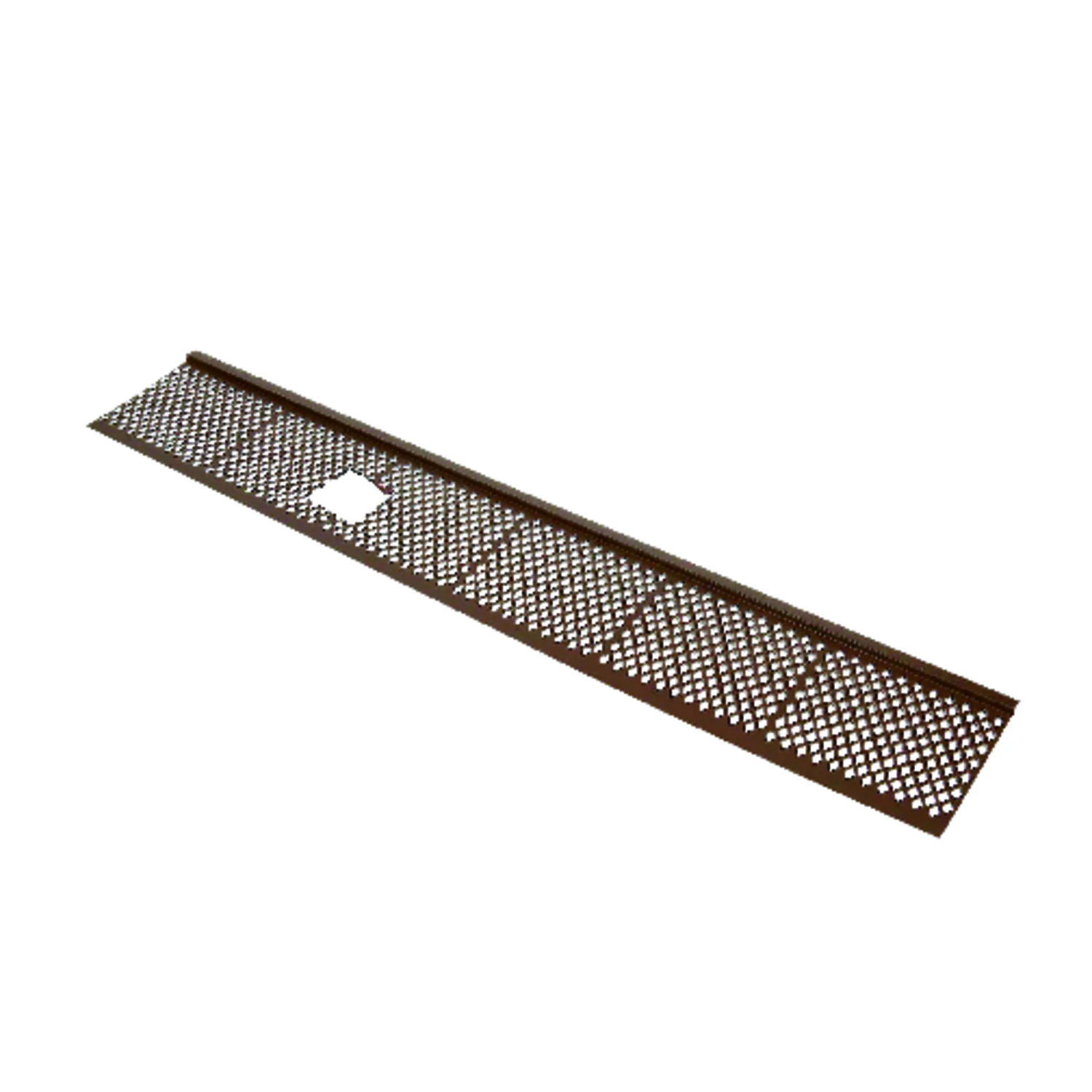 6-1/2 In. X 3 Ft. Brown Vinyl Gutter Guard For K-style Gutters