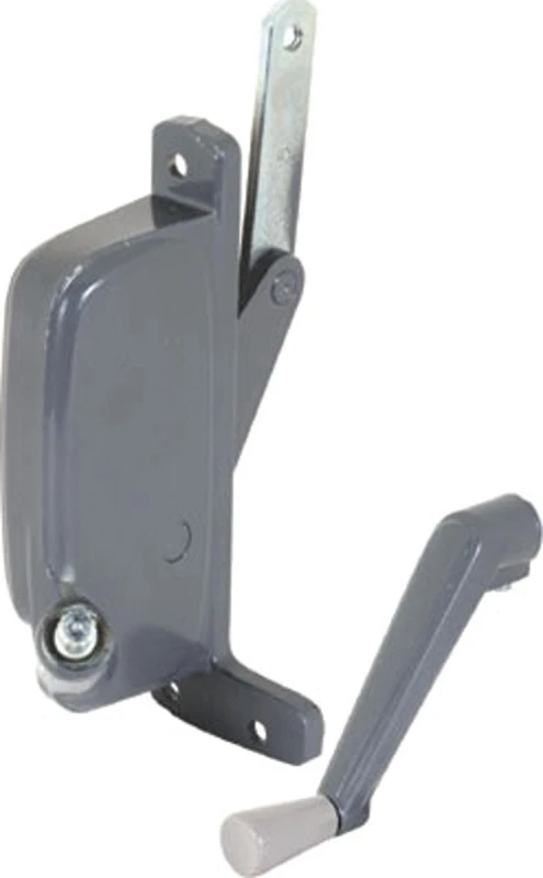 Left-hand Awning Window Operator, 2-3/8 Inch Link Arm, Gray Finish