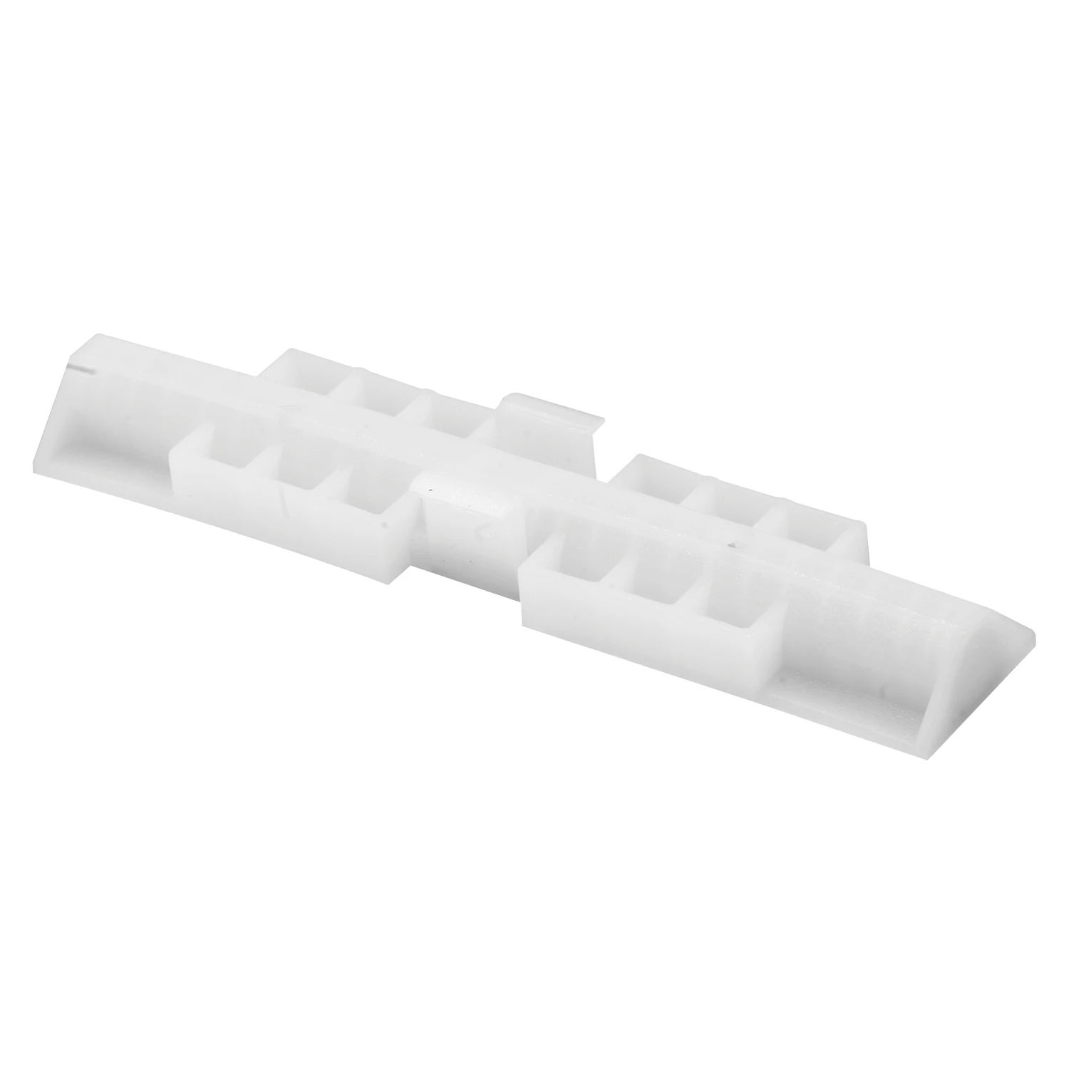 Bi-Fold Door Top Mount Slide Guide, White Nylon, Fits Acme Doors, 7/8 In., 2-Pk.