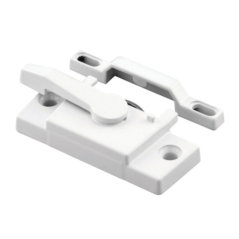 Sash Lock, Diecast White Powder Coat, Used on Single