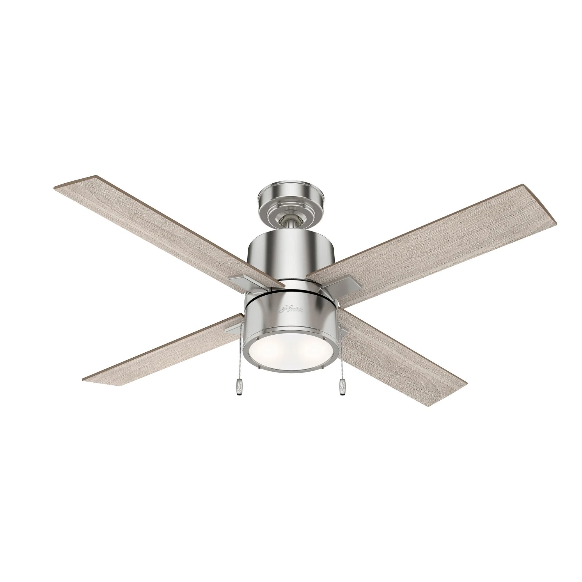 Beck 52-inch Led Indoor Ceiling Fan With Light Kit In Brushed Nickel