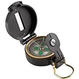 Lensatic Compass Black Model 814c640t For Outdoor Navigation