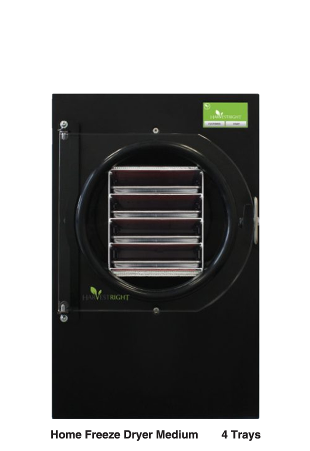 Medium Black Freeze Dryer With Mylar Starter Kit - 10 Lb. Capacity