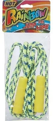 Rainbow Jump Rope 7 Ft Ast