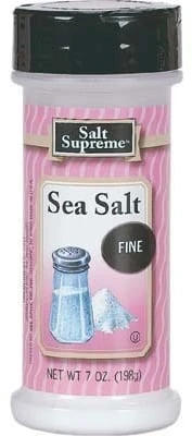 SALT SUPRM SEA SALT FINE 7OZ