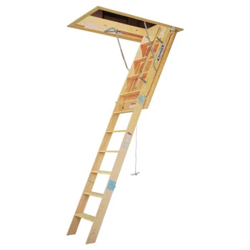 Wh3010 10-ft Heavy-duty Wood Folding Attic Ladder With 54 In. X 30.5 In. Opening