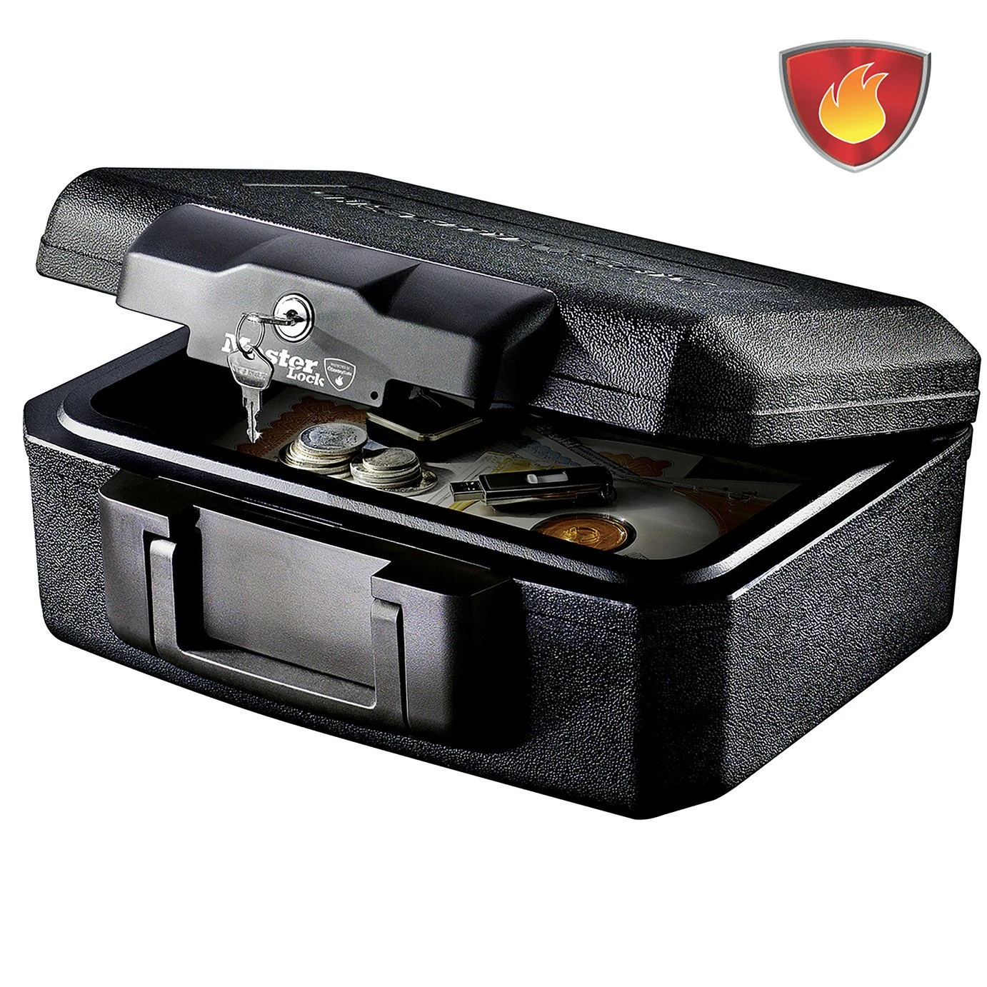 Fire-safe Insulated Security Chest, 1/2 Hour Fire Rated, 0.18 Cubic Feet