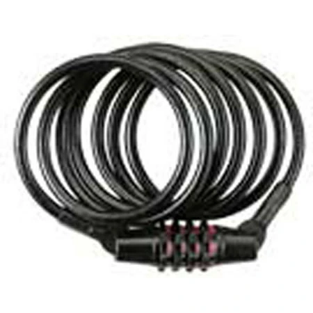 8143d Combination Cable Lock, 4 Ft. X 0.25 In., Black