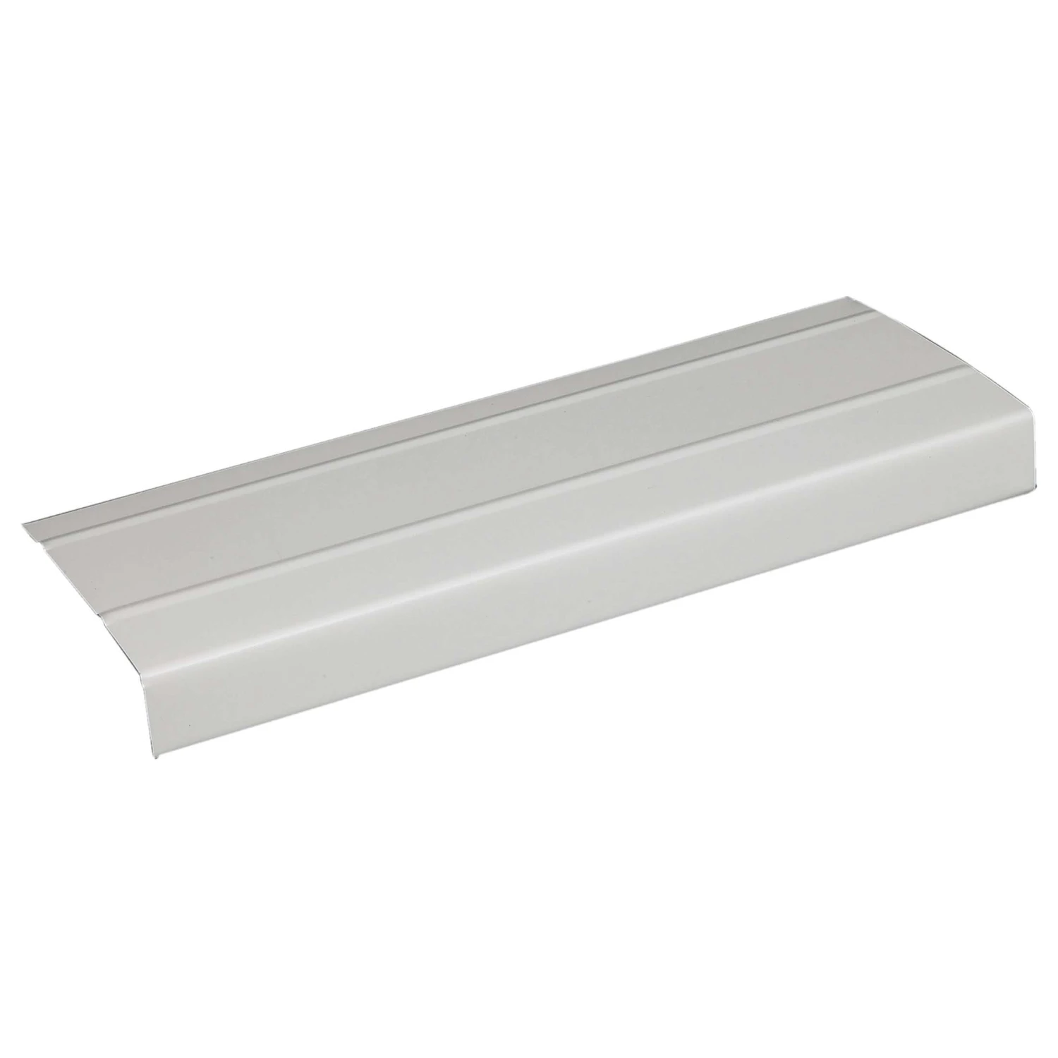 8 In. W X 12 Ft. L White Aluminum Fascia Trim - Model 77104