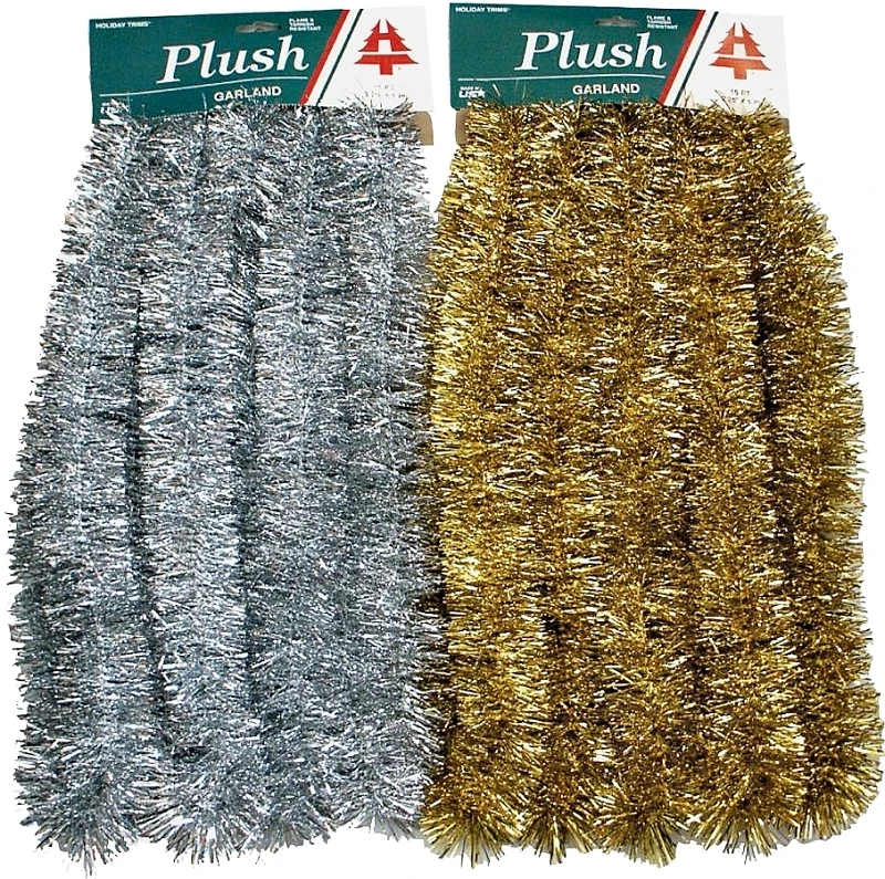 Holiday Trims 3433080 Cascade Christmas Garland, 2.25 In. X 5p X 15 In., Pack Of 24