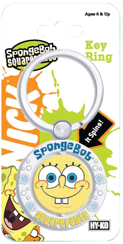 SPONGEBOB SPINNER KEY RING