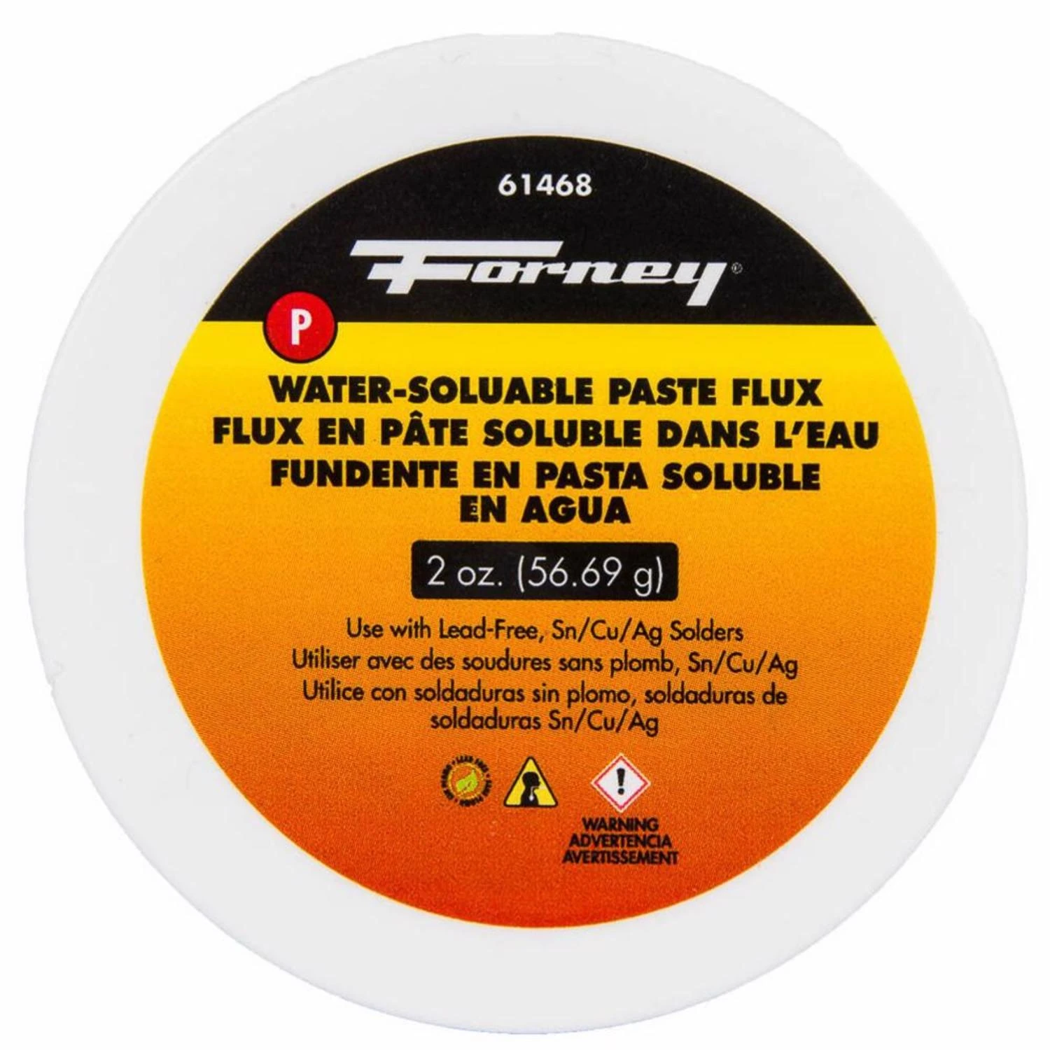 2 Oz Water Soluble Paste Flux For Soldering And Plumbing Applications