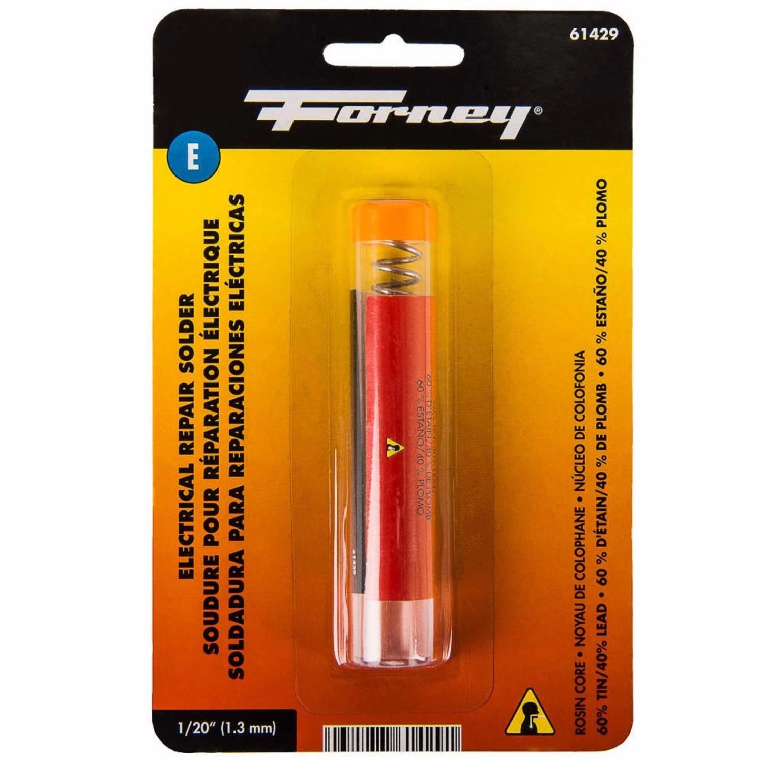 0.3 Oz Rosin Core Solder Wire 1/20 In. Diameter Tin/lead 60/40