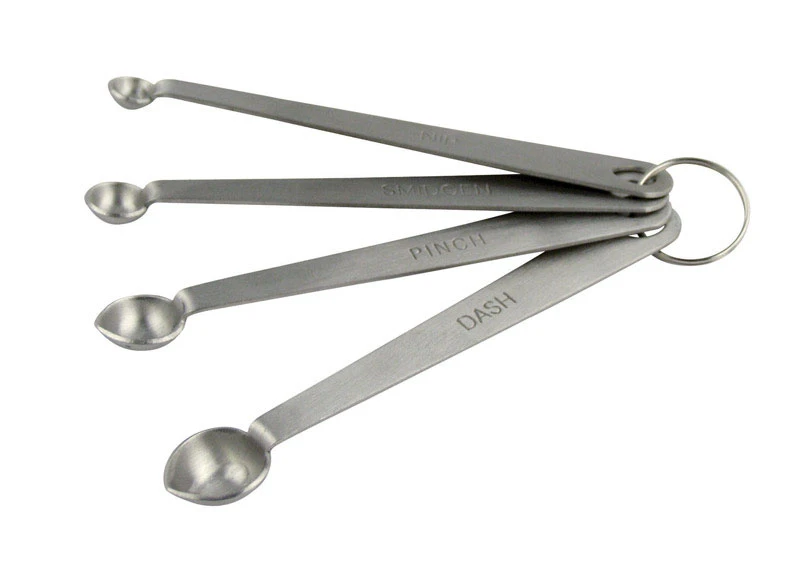 Fox Run Stainless Steel Measuring Spoon Set - Pinch, Dash, Smidgen - Model 1068
