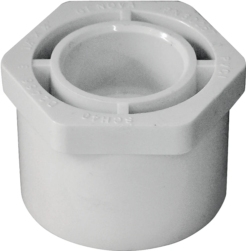 1-1/2-in Dia X 3/4-in Dia Pvc Schedule 40 Bushing - Model 437210rmc