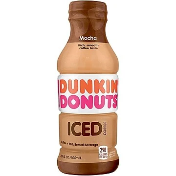 Dunkin Donuts Iced Coffee Mocha - 13.7 oz.