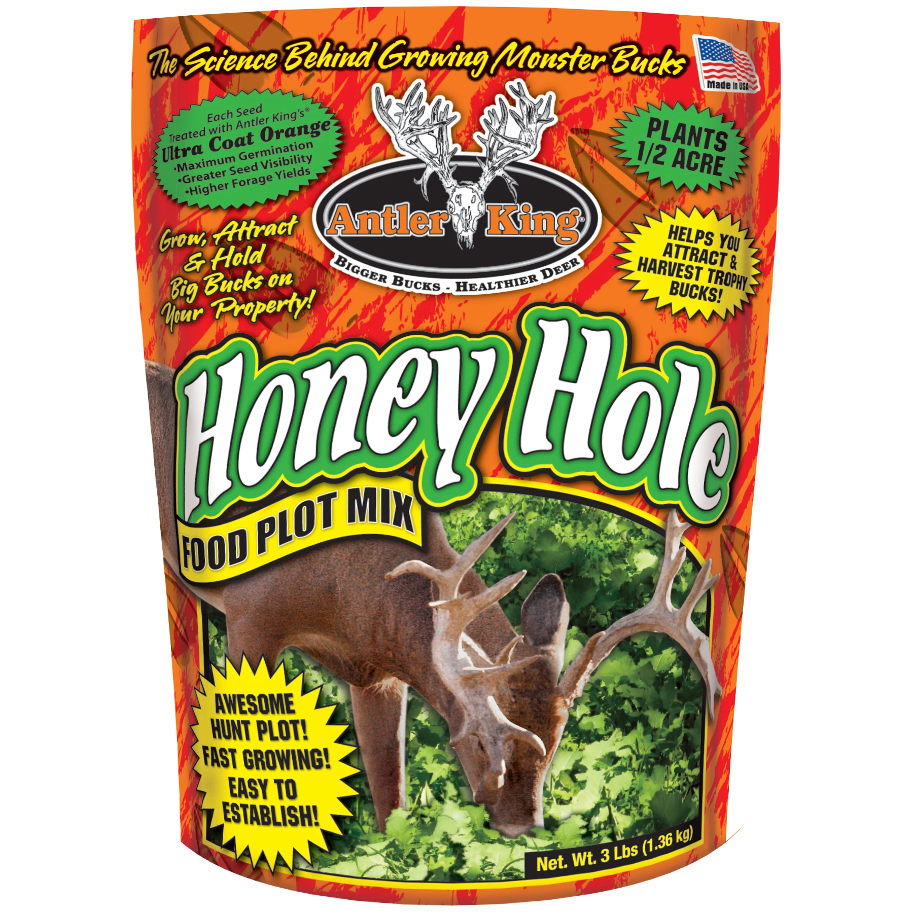 Honey Hole Food Plot Seed Mix - 3 Pound