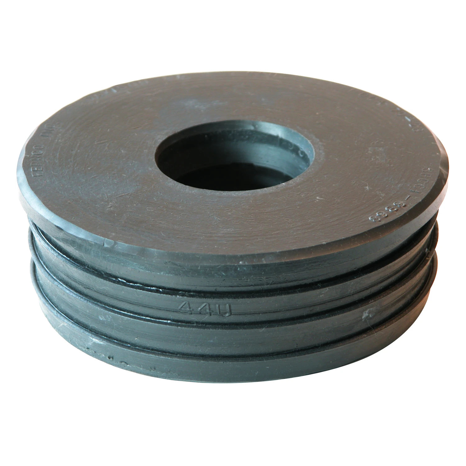 Fernco Schedule 40 4 in. Compression X 1-1/2 in. D Compression PVC Donut Fitting 1 pk
