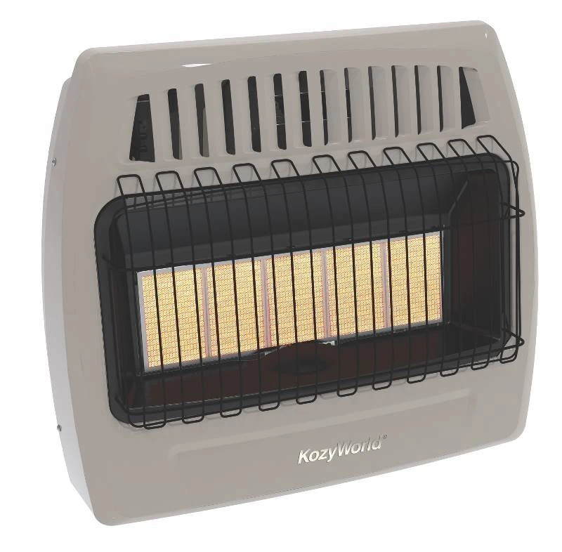 Kozy World Kwp524 30,000 Btu 5-plaque Infrared Propane Wall Heater