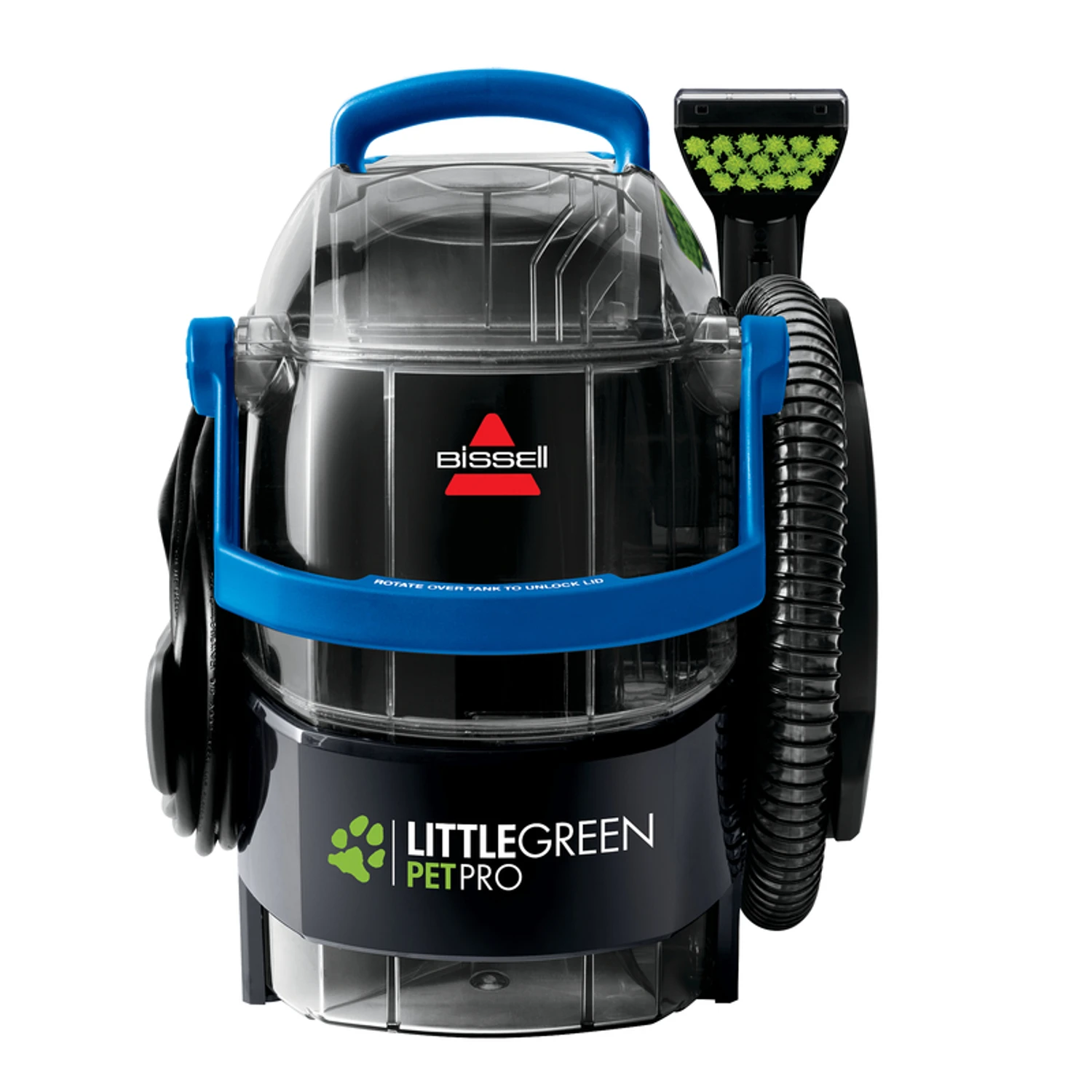 Bissell Little Green Pet Pro Bagless Carpet Cleaner 5.7 Amps Portable Multicolored