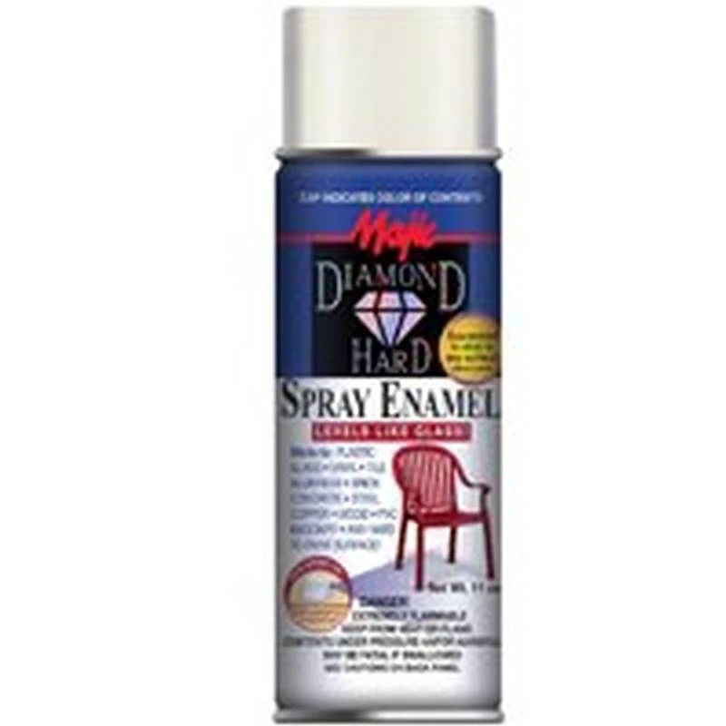 Diamondhard Gloss White Spray Paint, 11 Ounce Can