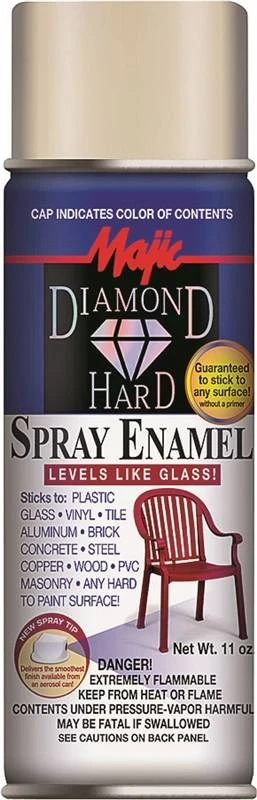 Diamond Hard Spray Paint, Gloss, 11 Oz, Sandy Beige, Model 8-21503-8