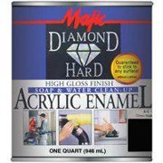 Diamondhard Anti-Rust Acrylic Paint High Gloss Black One Quart