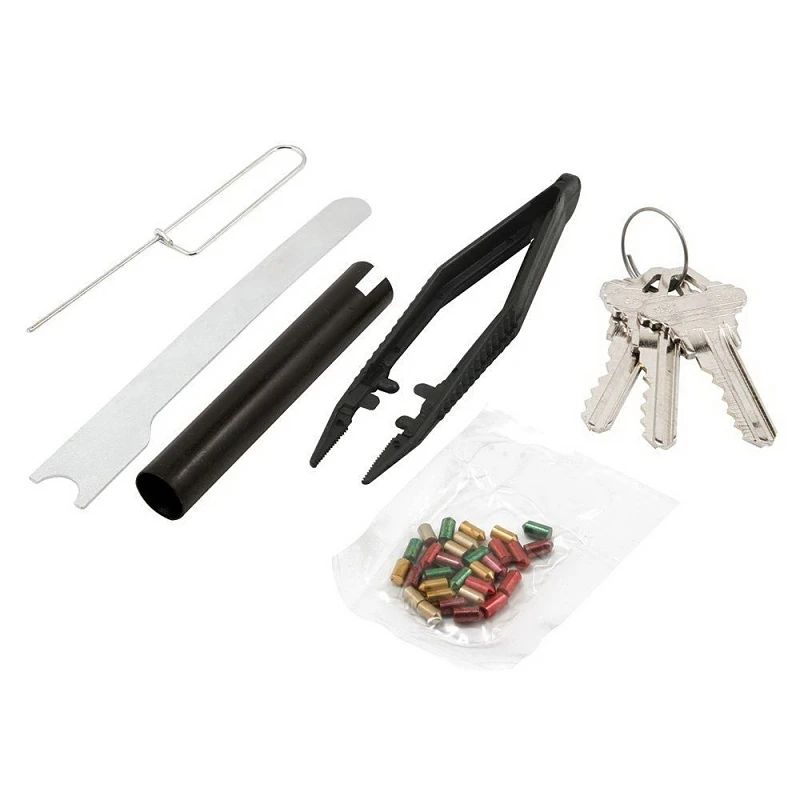 No. 5 Metal Re-keying Kit For Schlage 5-pin Locks, Includes 3 Keys, E 2402