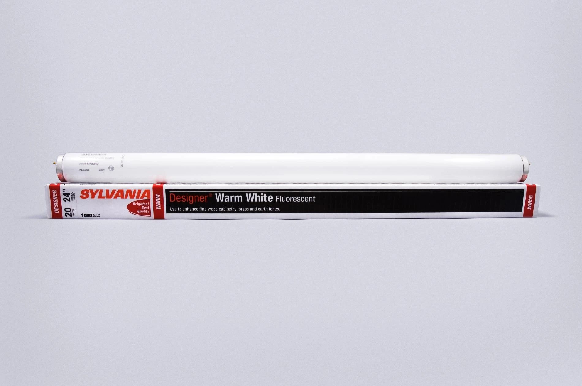Sylvania 24-Inch Warm White Fluorescent Tube | 20W Energy Efficient Lighting